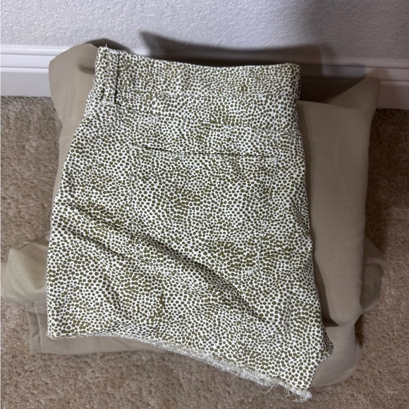 Madewell Women’s Shorts Raw Hem Safari Dot Size 27 - Picture 5 of 6